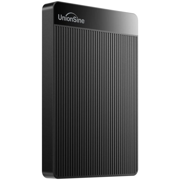 UnionSine 500GB 2.5" Ultra Slim Portable External Hard Disk Drive HDD-USB 3.0 for PC, Mac, Laptop, PS4, Xbox one,Xbox 360,HD-2510(Black)