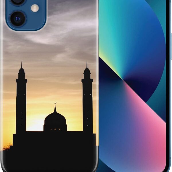 TAJ Mahal Jewel Muslim Art India Phone CASE Cover for Apple iPhone 13 Mini