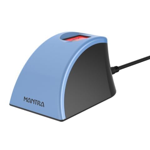 Mantra MFS 110 L1 Biometric Single Fingerprint Scanner, Aadhaar Authentication Device | Latest Updated RD Service | High Securety and Fast scanning | Reliable and Durable