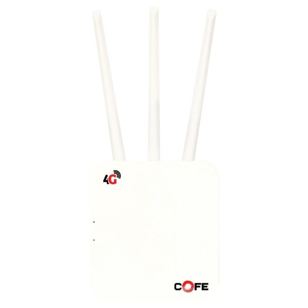 CF-4G 903 Wi-Fi-6 VPN Sim Router with 300Mbps Speed 4G/5G Sim Compatible WiFi Router, No Configuration Required, with Micro Sim Card Slot and LAN Connect 10+ Devices 3 Antenna.