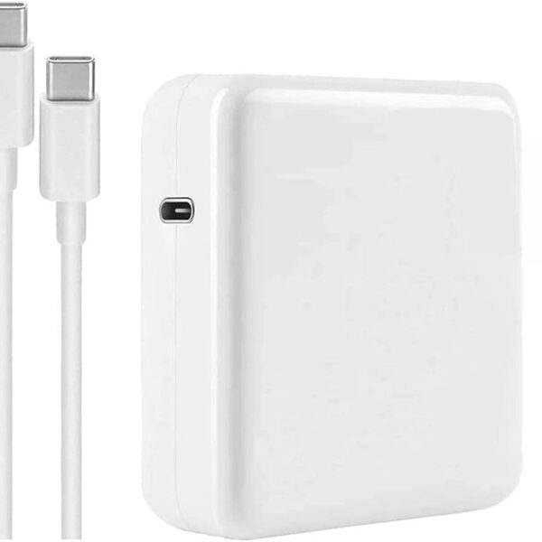 USB-C Power 61W Adapter Charger Replacement for MacBook Pro 13 Inch/12 Inch/14 Inch, Compatible with MacBook Air/iPad Pro/Type C Laptop,Included USB-C to USB-C Charger Cable