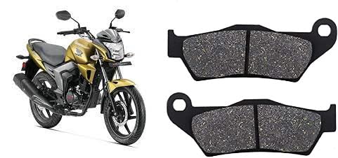 WHEEL DRIVE COMPATIBLE WITH Honda Cb Trigger Front Disc Brake Pad 1 Set 2015 Model (Black)