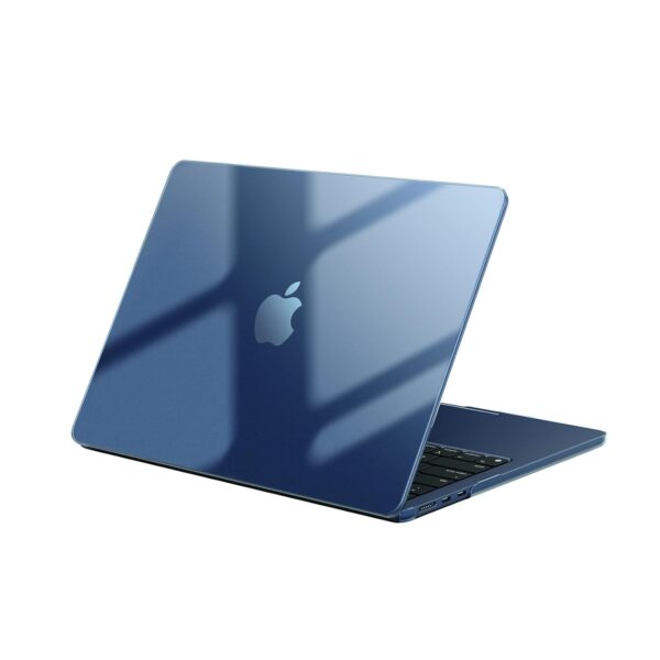 EooCoo Case Compatible for New MacBook Air 13.6 inch M4 A3240 M3 A3113 M2 A2681 with Touch ID,2025 2024 2022 Release,M2 M3 M4 Air 13'' Laptop Protective Plastic Hard Shell Cover Smooth, Midnight Clear