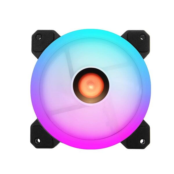 ENTWINO RGB Gaming PC Fan, RGB Ring LED Fans, Quite Cooling Computer Fans Cooler, CPU Case Cooler Fan