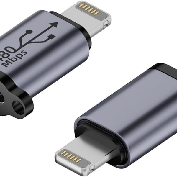 Tobo USB C to Lighting Adapter,27W PD Fast Charging for 14/13/12 Pro Max Plus Mini,for Lighting to USB C Cable Adapter for iPad,Support Transfer Data-Not for Audio/OTG (TD-1297CC)