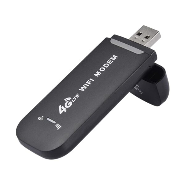 RoamFi 4G/5G LTE Smartphone Wireless USB Dongle with All Sim Network Support| Single Band Plug & Play Data Card Stick with Up to 150Mbps WiFi Hotspot| High Performance Black