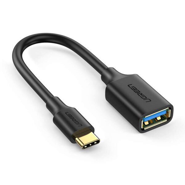 UGREEN USB C to USB Adapter Type C OTG Cable USB C Male to USB 3.0 A Female Cable Connector Compatible for MacBook Pro 2019 2018 Samsung Galaxy S10 S9 S8 Note 9 8 LG V40 V30 G6 Google Pixel 2 XL