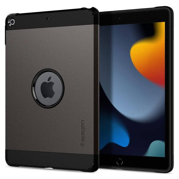 Spigen Tough Armor for iPad 9th Gen(2021) / 8th (2020) / 7th (2019) Back Cover Case with Extreme Drurability - Gunmetal
