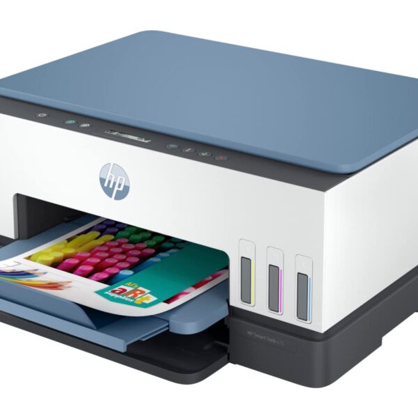 HP Smart Tank 675 All-in-One Auto Duplex WiFi Integrated Ink Tank Colour Printer, Scanner, Copier- High Capacity Tank with Automatic Ink Sensor, Gray