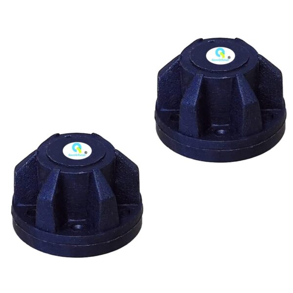 QemiQ Retail® -'FOOD PROCESSOR' Motor Coupler Teeth (SHORT SHAFT TYPE) For -"BAJAJ, USHA, CROMA, MORPHY RICHARDS, INALSA, SINGER" (Black, 2 Units) Kindly refer the product image, before placing your order