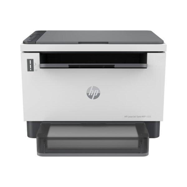 HP Laserjet Tank 1005 Print+Copy+Scan, Lowest Cost/Page - B&W Prints, Easy 15 Sec Toner Refill, Smart Guided Buttons, Best for Business