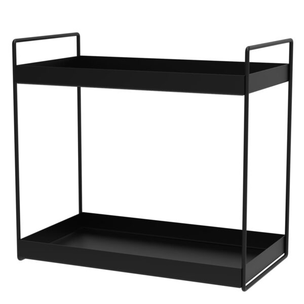 WonderStand Iron 2-Tier Countertop MultipurposeOrganizer|Tiered Shelf Storage Rack, Counter Top Organiser Storage Shelf For Home Kitchen And Bathroom