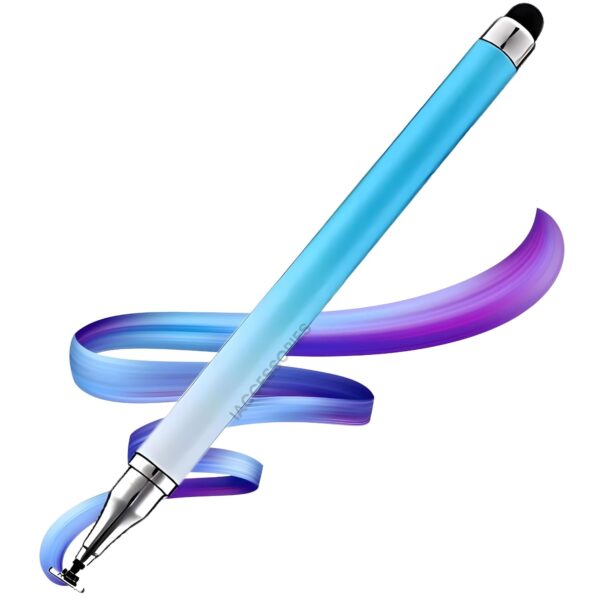 iAccessories 2-Way Dual-Sided Stylus Pen for All Touch Screen Devices Android Mobile Phones Tablets Pads Smartphones - Blue Gradient