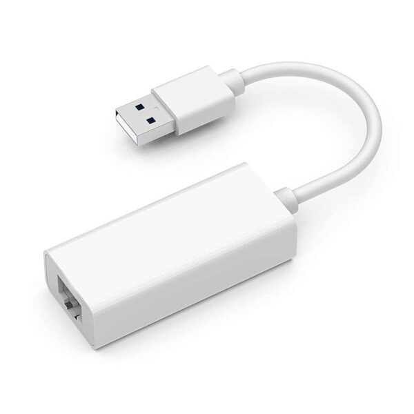 VOOCME High-Speed USB 2.0 to RJ45 Gigabit Ethernet Adapter, 10/100 MBPS Network LAN Speed, for Laptop, Desktop, Gaming Console, Ultra-Book, Chhromebook, Plug & Play, (USB to RJ45 Adapter)