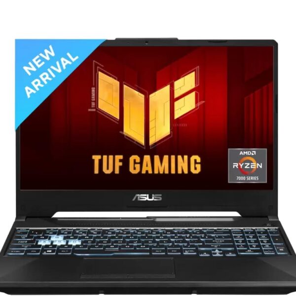 ASUS TUF Gaming A15 AMD Ryzen 7 Octa Core 7435HS - (16 GB/512 GB SSD/Windows 11 Home/4 GB Graphics/NVIDIA GeForce RTX 2050) FA566NFR-HN259W Gaming Laptop (15.6 inch, Graphite Black, 2.30 Kg)