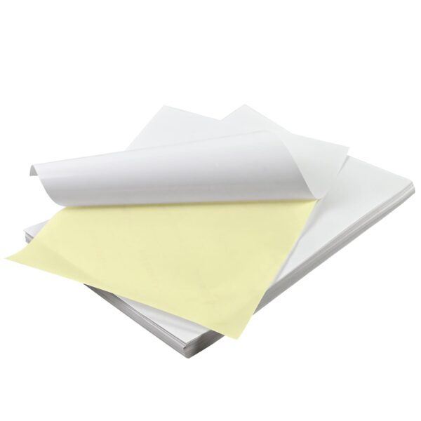 Clickedin Self Adhesive Glossy Sticker Photo Paper For Inkjet Printer 120 GSM, Waterproof coated, Dries Quickly, For Multipurpose Use, Stickers Printing (A4 Size) (Pack of 50)
