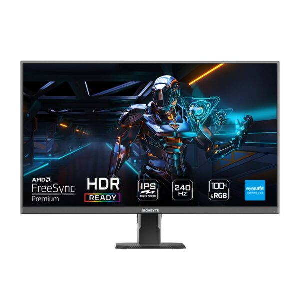 GIGABYTE GS27Q X 27” IPS 2560 x 1440 (QHD) FreeSync Premium 240Hz/250Hz (OC) 1ms (MPRT) HDR10 300 cd/m2 (TYP)