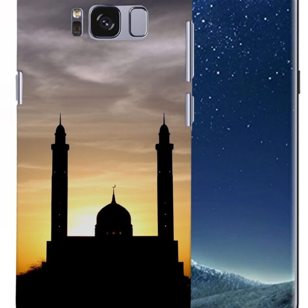 TAJ Mahal Jewel Muslim Art India Phone CASE Cover for Samsung Galaxy S8