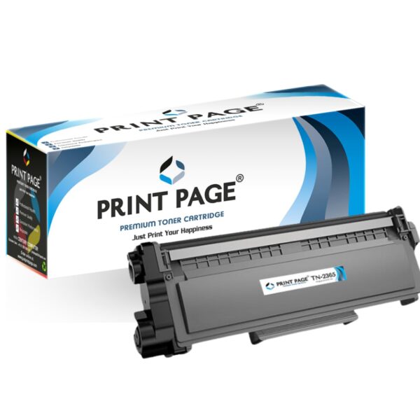 Print Page TN-2365 Toner Cartridge Compatible for Printers HL-L2321D, L2361DN, L2366DW, L2320d, DCP-L2541DW, L2520D, MFC-L2701D, L2701DW (TN-2365 - 1 pc)