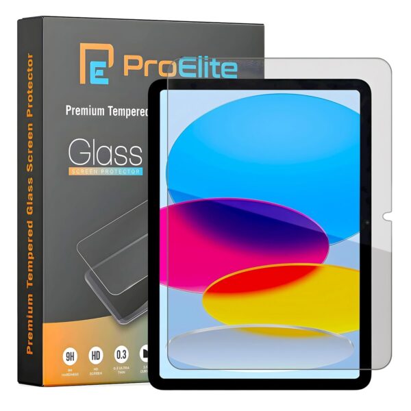 ProElite Matte Screen Protector for Apple iPad (A16) 11th/10th Generation (2025/2022), Premium Matte Tempered Glass Screen Protector for iPad 11th/10th Gen [1-Pack].