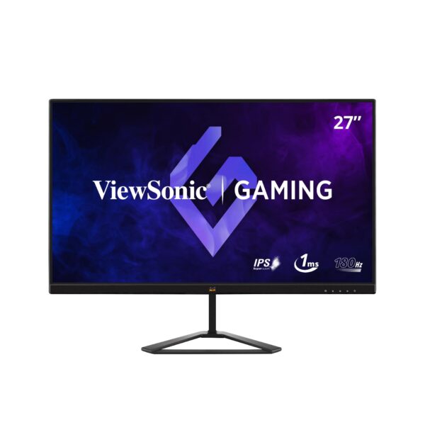 ViewSonic Gaming (from USA) - VX2779-HD-PRO 68.58 Cm (27") FHD Superclear IPS Panel Monitor | 1Ms| 180Hz | HDR10 | Free Sync| sRGB 104% | Eye Care |HDMI| DP Port | Wide View Angle