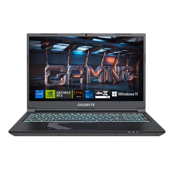 GIGABYTE G5 MF5-H2IN353KH,Intel I7-13620H 4.9 Ghz, RTX 4050 6GB Gddr6, 15.6" FHD 144Hz Display, 8G *2 DDR5-4800, Gen, Windows 11 Home,4 512GB, Multi Languages 15 Color Illuminated Keyboard