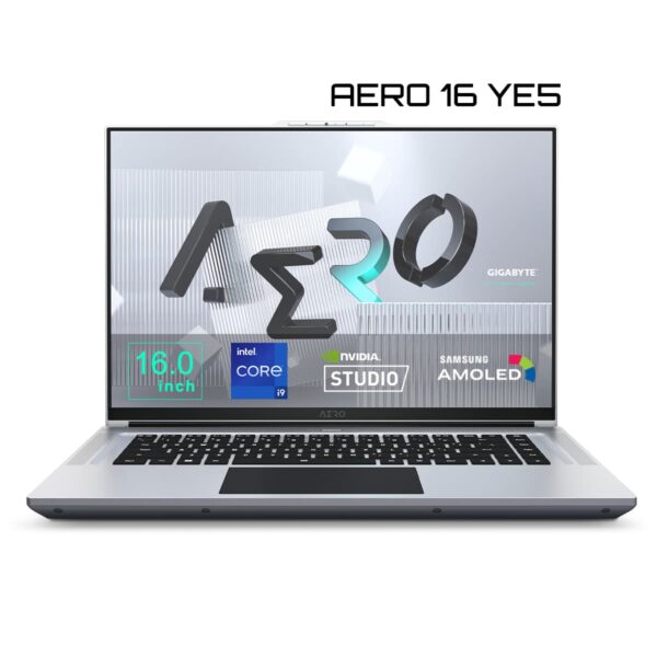 GIGABYTE AERO 16 YE5, 16.0" Inch UHD+ OLED 60Hz, Intel Core i9-12900HK 12th Gen, RTX 3080Ti 16GB Graphics, Creator Laptop (32GB DDR5 RAM/Windows 11 Home/Pro/ Gen4 1TB SSD/Office 365/ Silver)