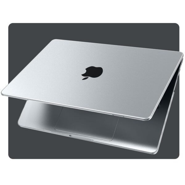 EooCoo Case Compatible for New MacBook Pro 14 inch 2024-2021,M4 A3112 A3185 A3401 M3 A2918 A2992 M2 A2779 M1 A2442 Pro Max Chip Touch ID,Ultra-Thin Invisible Translucent Hard Shell Cover - Matte Clear