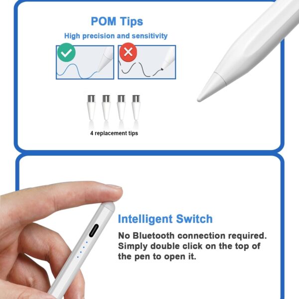 Printme Creative Stylus Pen for Touch Screens – Long Battery Life, Universal Compatibility for iPhone/iPad/Huawei and Other Tablets, for Drawing and Writing