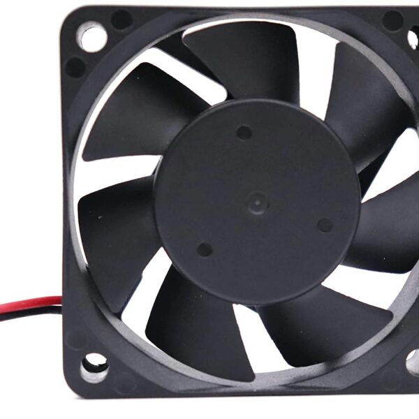 Electronic Spices DC 12V 2.5'' INCH Cooling Fan for PC Case, CPU Cooler Radiator 65x65x15mm (Black)