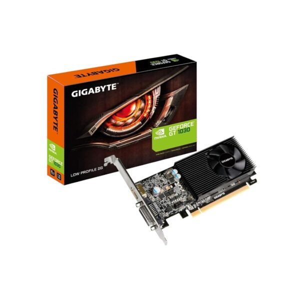 Gigabyte GeForce GT 1030 Low Profile 2 GB GDDR5 Graphics Card (GV-N1030D5-2GL, pci_e)