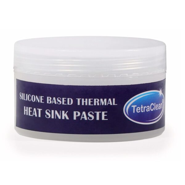 Tetraclean Heat Sink Paste | Thermal Paste | Heat Sink Grease | White Thermal Paste High Temperature Compound | Used for PC, CPU, GPU, Chipset, and for Ovens Cooling | for Home & Commercial Use, 50gm