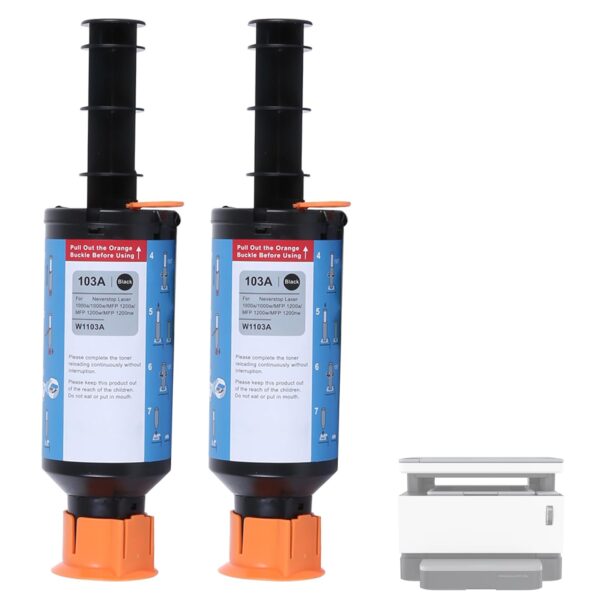 proffisy 103A Toner Cartridge, W1103A Toner Reload kit Compatible with HP Neverstop Laser MFP 1200w, Neverstop Laser MFP 1200a(2 pcs)