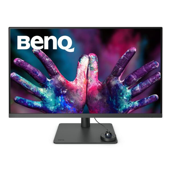 BenQ PD3205U 31.5" (80 cm) 3840 x 2160p LCD 4K IPS HDR10 Monitor| UHD| 99% sRGB| 99% Rec.709| |AQCOLOR Technology| Factory-Calibrated| Color Mode| Darkroom Mode|CAD/CAM Mode|Hotkey Puck G2|KVM(Grey)