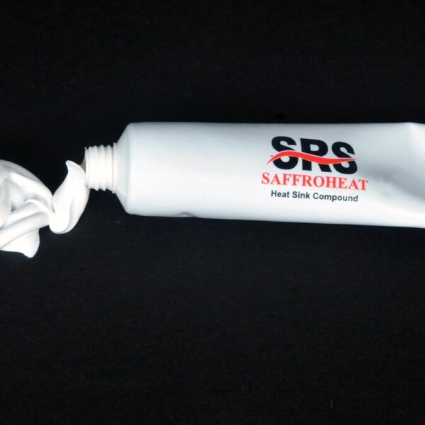 SRS Traders SAFFROHEAT Thermal Paste Heat Sink Compound Paste - 150 Gm (Pack Of 3x50 Gm) | Non Corrosive White Thermal Paste For Processor, CPU, Laptop, PC, GPU, Chipsets, PS4 Pro And For All Coolers