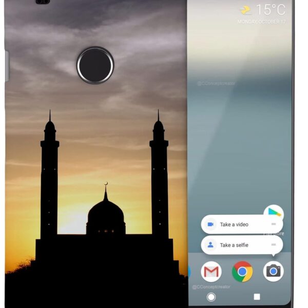 TAJ Mahal Jewel Muslim Art India Phone CASE Cover for Google Pixel 2