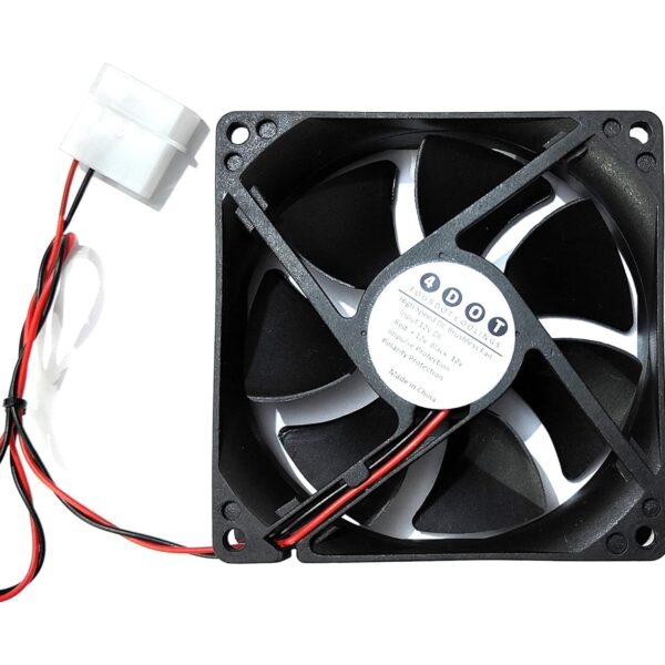 Fourdot 92mm 4Inch Cabinet Cooling Fan 12V DC With Molex SMPS Connector Model 9225