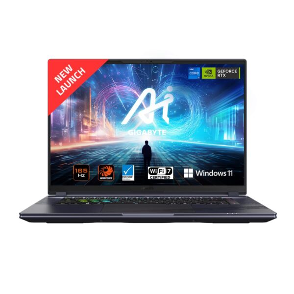 GIGABYTE Aorus 16X 9KG-43INC54SH,Intel I7-13650Hx, Geforce RTX 4060, 16.0" 16:10 Wqxga (2560X1600) 165Hz Display, DDR5 4800 8GB*2, Gen, Windows 11 Pro,4 1TB, 3-Zone RGB Backlit Keyboard