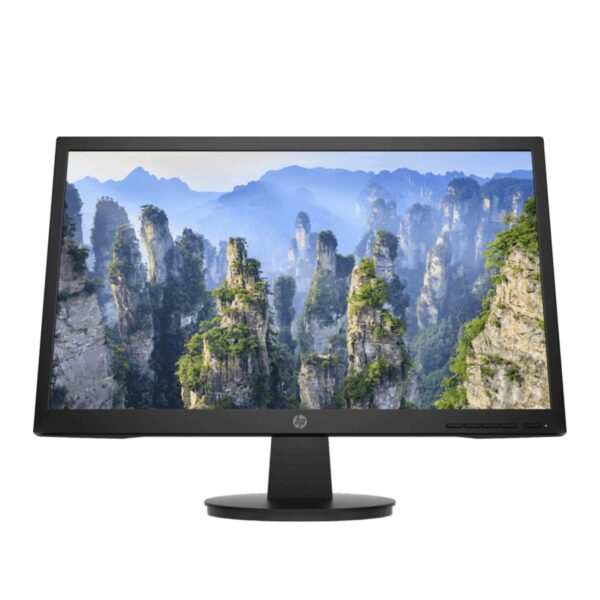 HP 21.5 inch 1920 x 1080 Pixels LED Backlit Full HD, 60 Hz, TN Panel with VGA, HDMI Ports V22 Display Computer Monitor - 9SV79AA, Black