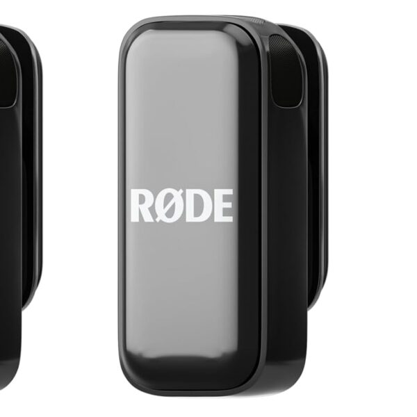 RØDE Wireless Micro - Compact Wireless Microphone, Two Mics with Charge Case for Smartphone Content Creation - USB-C, Black