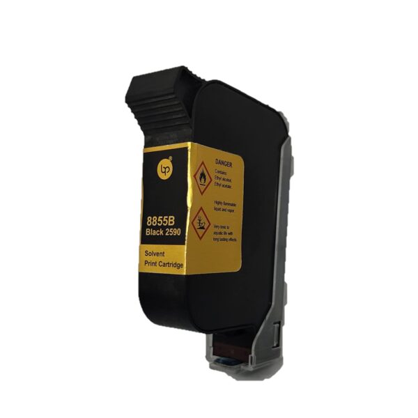 Blue Power B35F8B Inkjet Printer Cartridge Black 2580 Solvent Print Cartridge.