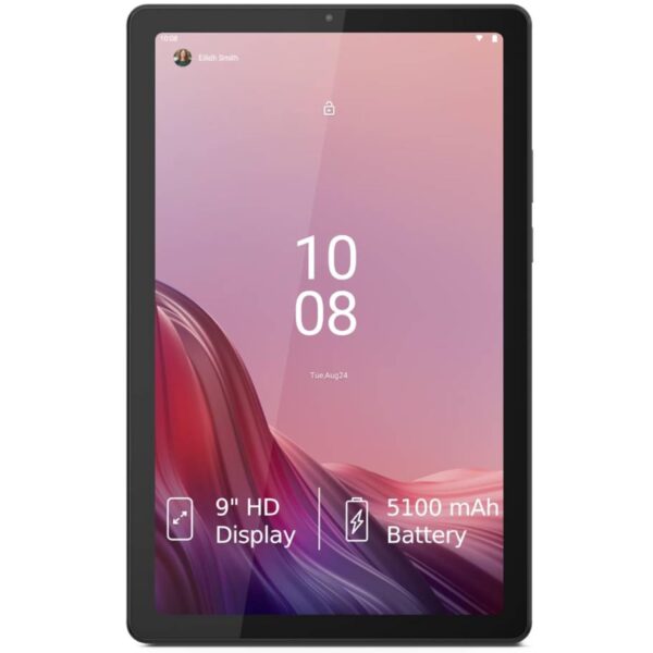 Lenovo M9 Tab | 9 Inch (22.86 cm) HD Display| 4 GB RAM, 64 GB ROM Expandable| Wi-Fi Tablet| Dual Speaker with Dolby Atmos| Octa-Core Processor | Free-TPU Back Cover/Stand | Color: Arctic Grey