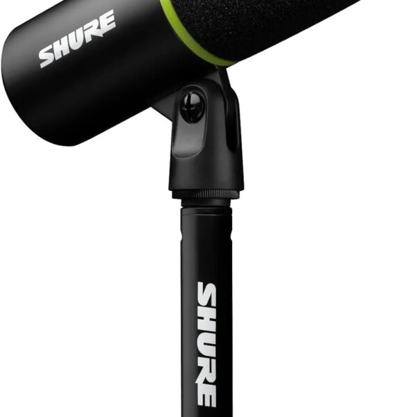 Shure MV6 Gaming Microphone, Dynamic USB PC Mic for Video Games & Streaming - Desktop Stand, Background Noise Cancellation, Tap-to-Mute & 3.5mm Output for Real-Time Headphone Monitoring