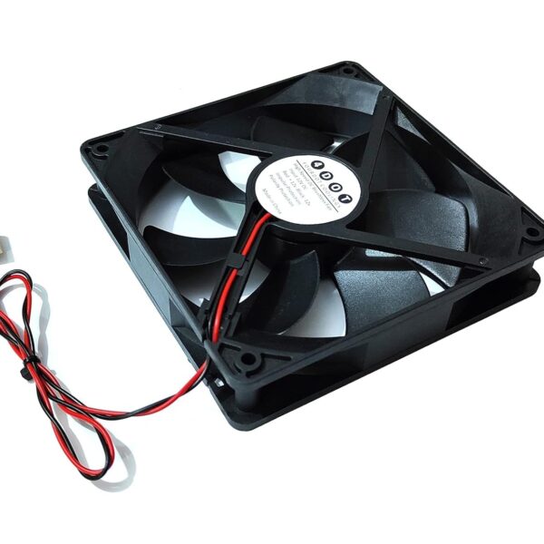 Fourdot 120mm 5Inch Computer Cabinet Cooling Fan 12V 2000RPM with Motherboard Connector Model 12025 Silent type