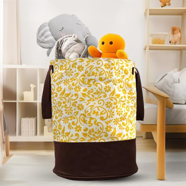 Wonderr Laundry Bag with Handles | Laundry storage basket Non-woven waterproof and foldable basket 45 Liter Capacity