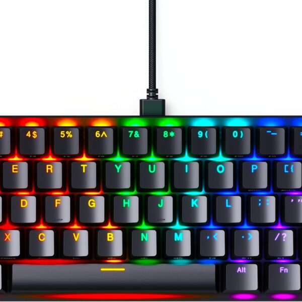 Glorious Gaming GMMK 2 - TKL Mechanical Keyboard - Custom 65% Keyboard - Compact -Hotswap w/Cherry Mx Style Switches - Incl. Double Shot Keycaps & Linear Switches - PC Gaming Setup Accessories