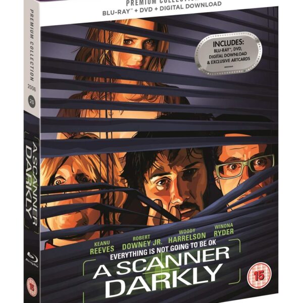 A Scanner Darkly: Premium Collection (Blu-ray + DVD + Digital Download + UV | Art-cards | HMV Exclusive Slipcase Packaging | 2-Disc Set | Region Free Blu-ray | UK Import)