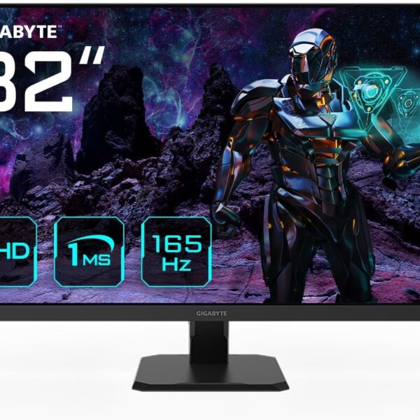 GIGABYTE GS32Q 32 Inches IPS Display, 165Hz, 2560 X 1440 (QHD), 1Ms (MPRT) Response Time, 100% Srgb, Black