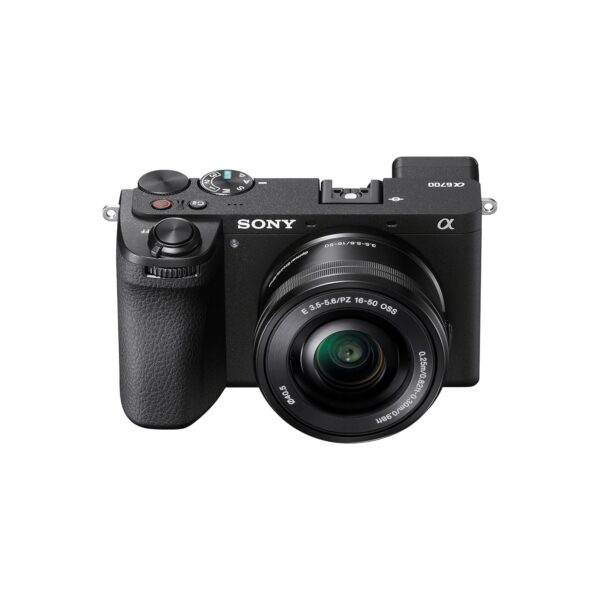 Sony Alpha ILCE-6700L APS-C Interchangeable-Lens Mirrorless Camera (Body + 16-50 mm Power Zoom Lens) | Made for Creators | 26.0 MP | Artificial Intelligence Based Autofocus | 4K 60p Recording - Black