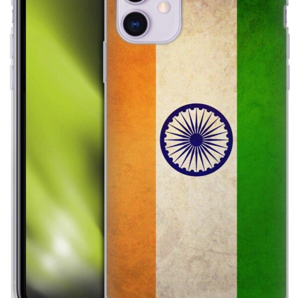 Head Case Designs India Indian Vintage Flags Soft Gel Case Compatible with Apple iPhone 11